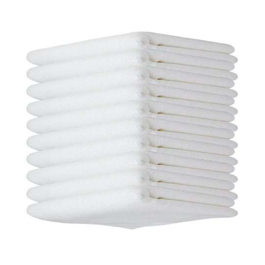 Microfibre Towels - White 10pk