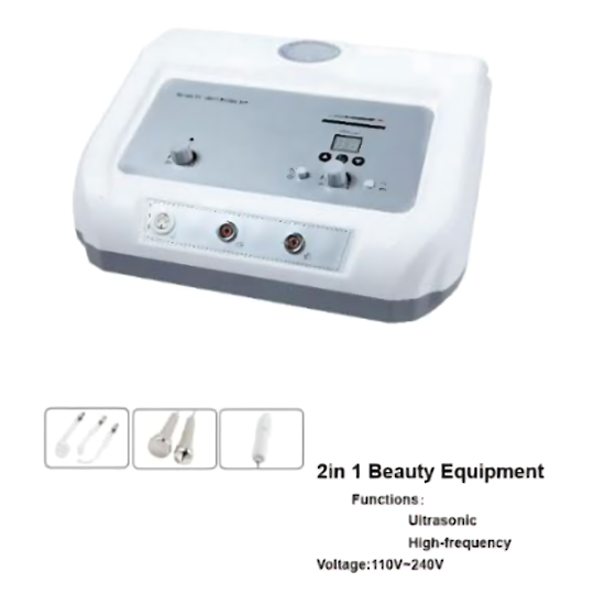 2 in 1 Beauty System High Frequency & Ultrasonic