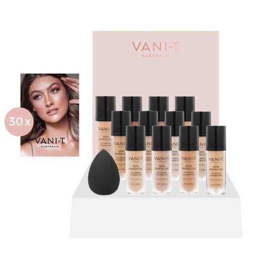 VANI-T Skin Perfector HD Serum Foundation - Tester & Retail Bundle