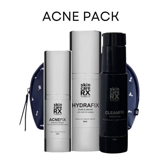 *skincareRX Acne Pack + FREE CLEANFIX Cleansing Gel & Bag