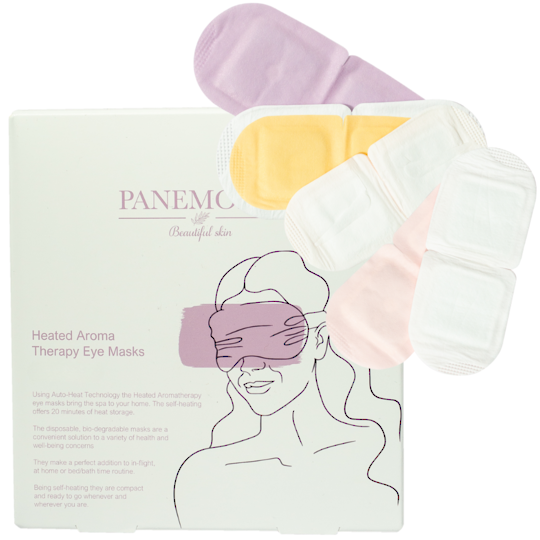  PANEMORFI Self-Heated Aromatherapy Eye Masks (5 Pack)