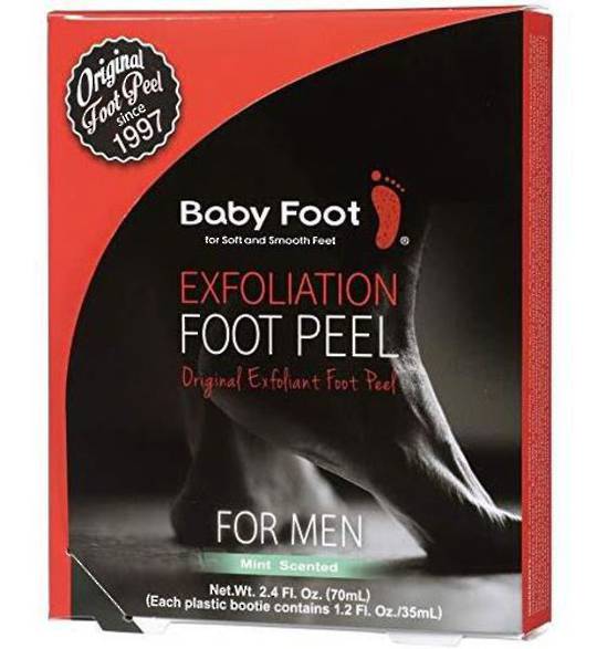 *Baby Foot for Men (with 2 free Peel Enhancing Foot Soaks & Foot Mask)