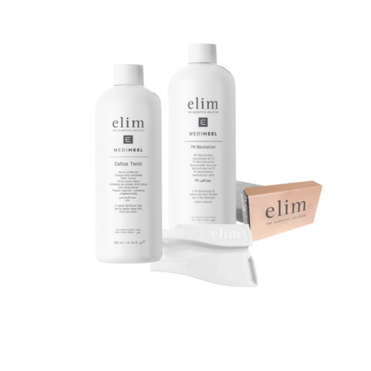 Elim MediHeel Professional DUO (200ml Callus Tonic & 200ml PH Neutralizer)