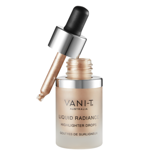 VANI-T Liquid Radiance Highlighter Drops - Ivory - unboxed
