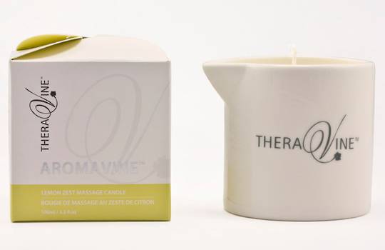 Theravine RETAIL Lemon Zest Massage Candle 105g