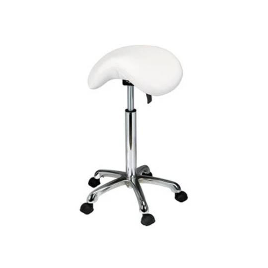 Saddle Stool - White