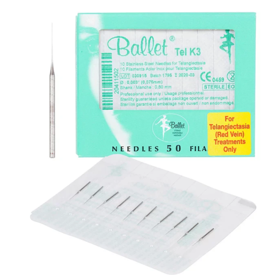 Ballet Tel K3 Telangiectasia/Red Vein - 50 Pack