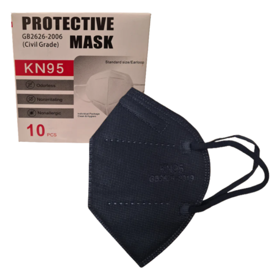 KN95 Face Mask - 10 pack (black)