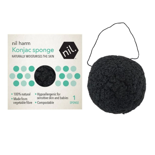 Konjac Black Sponge - Large