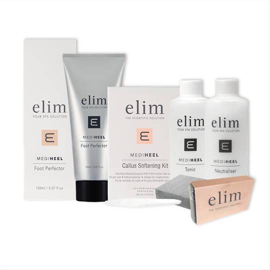 Elim Cracked Heel Combo - Callus Kit & Foot Perfector 150ml