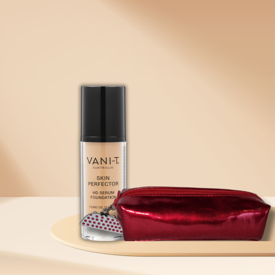 VANI-T Skin Perfector HD Serum Foundation, with bag - F23